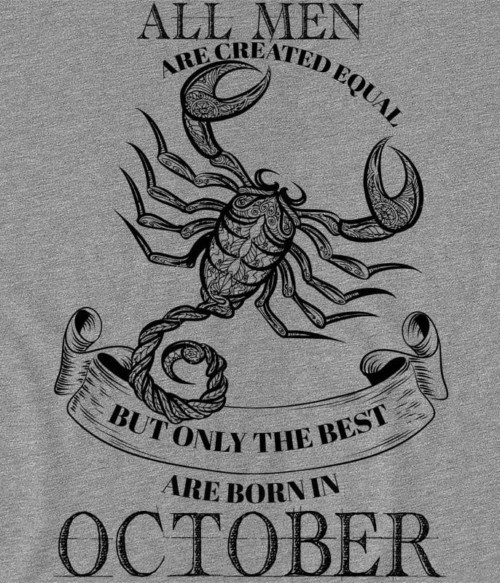 Skorpió Október Póló - Ha Birthday rajongó ezeket a pólókat tuti imádni fogod!