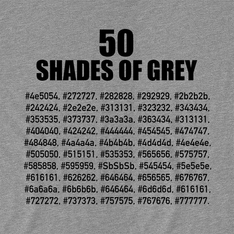 50 shade of grey