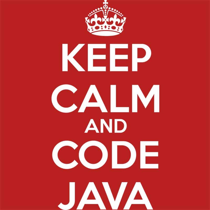 Keep calm and code Java