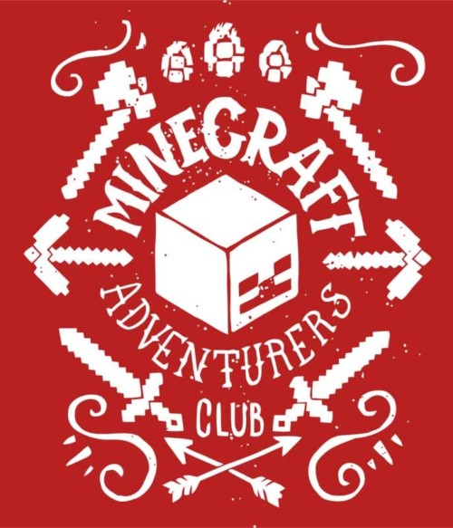Minecraft adventurers club Póló - Ha Minecraft rajongó ezeket a pólókat tuti imádni fogod!