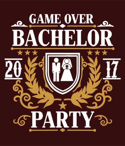 Bachelor party Game Over Póló - Ha Bachelor Party rajongó ezeket a pólókat tuti imádni fogod!