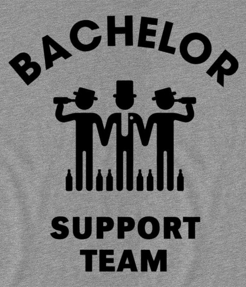 Bachelor support team Póló - Ha Bachelor Party rajongó ezeket a pólókat tuti imádni fogod!
