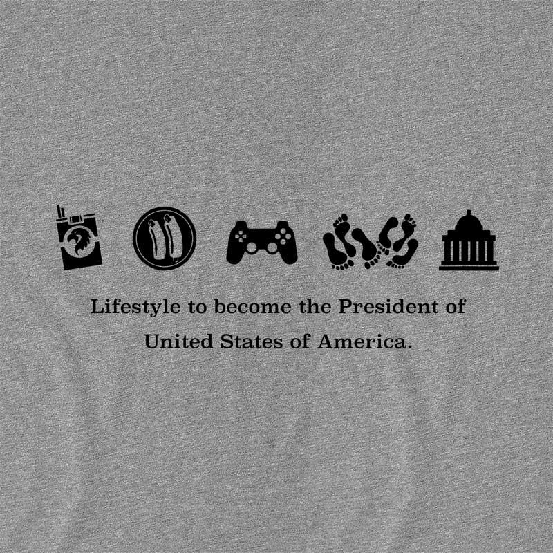 Lifestyle to become President