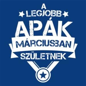 A legjobb apa Március - Unisex Farmerkabát