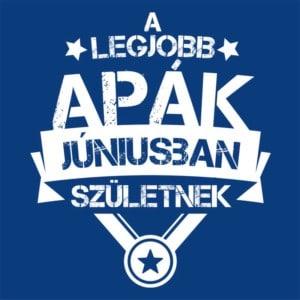 A legjobb apa Június - Unisex Farmerkabát