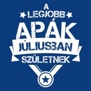 A legjobb apa Július - Unisex Farmerkabát