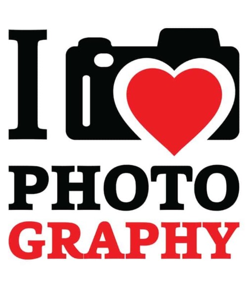 I love photography Póló - Ha Photography rajongó ezeket a pólókat tuti imádni fogod!