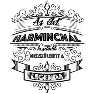 Az élet harmincnál kezdődik - Unisex Farmerkabát