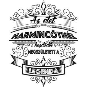 Az élet harmincötnél kezdődik - Unisex Farmerkabát