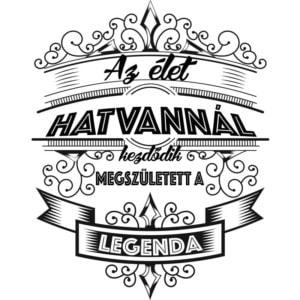 Az élet hatvannál kezdődik - Unisex Farmerkabát