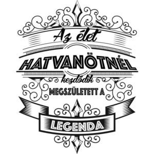 Az élet hatvanötnél kezdődik - Unisex Farmerkabát