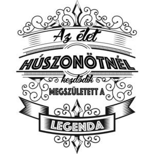 Az élet huszonötnél kezdődik - Unisex Farmerkabát