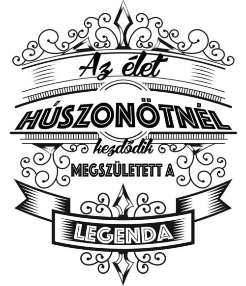 Az élet huszonötnél kezdődik Póló - Ha Birthday rajongó ezeket a pólókat tuti imádni fogod!