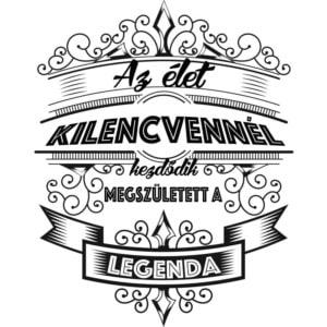 Az élet kilencvennél kezdődik - Unisex Farmerkabát