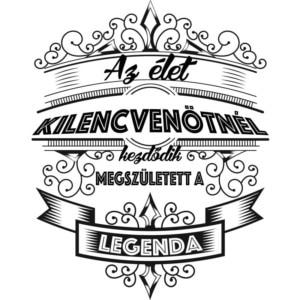 Az élet kilencvenötnél kezdődik - Unisex Farmerkabát