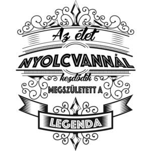 Az élet nyolcvannál kezdődik - Unisex Farmerkabát
