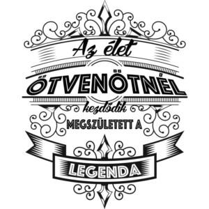 Az élet ötvenötnél kezdődik - Unisex Farmerkabát