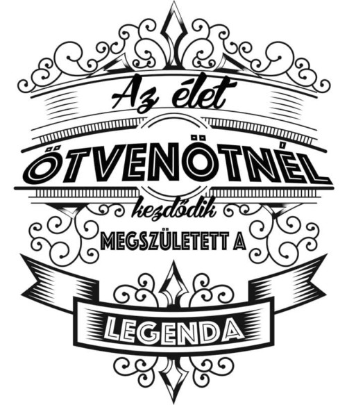 Az élet ötvenötnél kezdődik Póló - Ha Birthday rajongó ezeket a pólókat tuti imádni fogod!