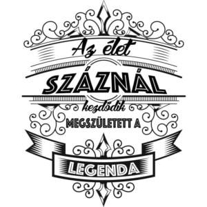 Az élet száznál kezdődik - Unisex Farmerkabát