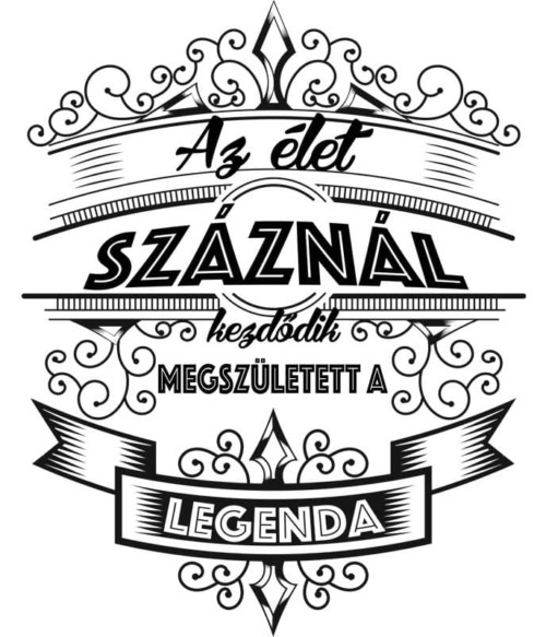 Az élet száznál kezdődik Póló - Ha Birthday rajongó ezeket a pólókat tuti imádni fogod!