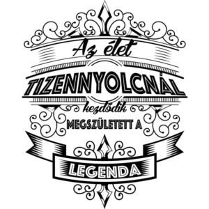 Az élet tizennyolcnál kezdődik - Unisex Farmerkabát