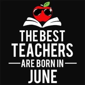 Best teacher june - Unisex Farmerkabát