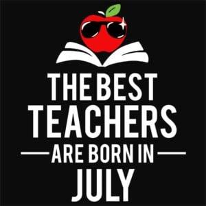 Best teacher july - Unisex Farmerkabát