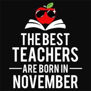 Best teacher november - Unisex Farmerkabát