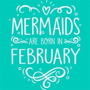 Mermaids are born in february - Unisex Farmerkabát