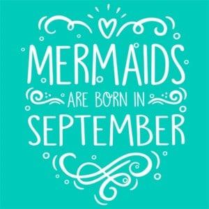 Mermaids are born in september - Unisex Farmerkabát