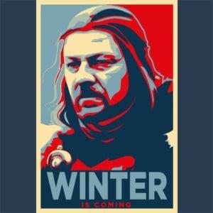 Winter is coming obama style - Unisex Farmerkabát