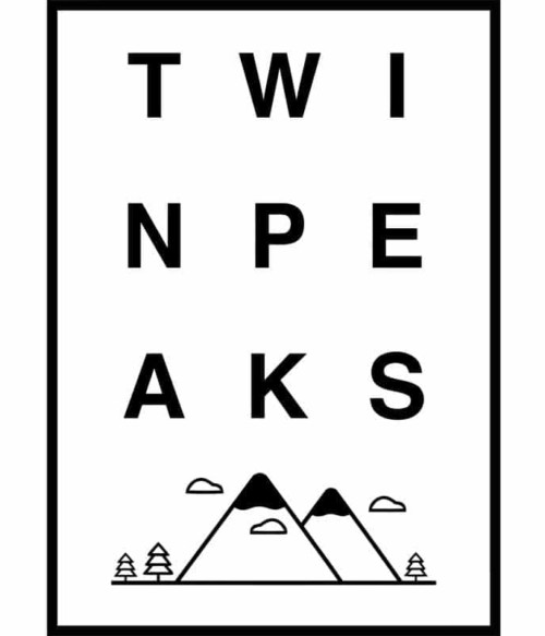 Twin Peaks minimal Póló - Ha Twin Peaks rajongó ezeket a pólókat tuti imádni fogod!