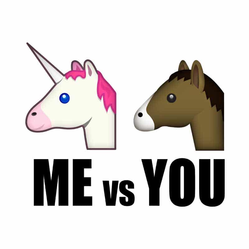 Me vs You unicorn