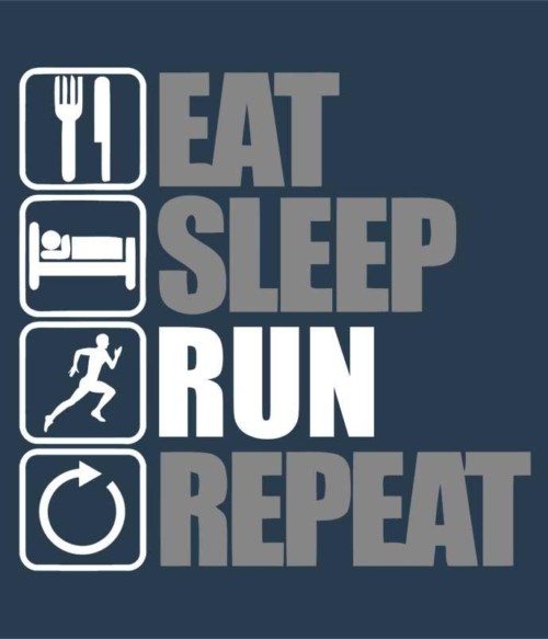Eat Sleep Run Póló - Ha Running rajongó ezeket a pólókat tuti imádni fogod!