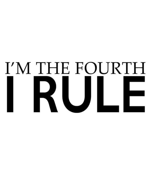I'm the fourth Póló - Ha Family rajongó ezeket a pólókat tuti imádni fogod!