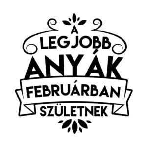 Legjobb anya Február - Unisex Farmerkabát