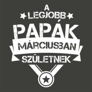 Legjobb papa Március - Unisex Farmerkabát
