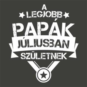 Legjobb papa Július - Unisex Farmerkabát