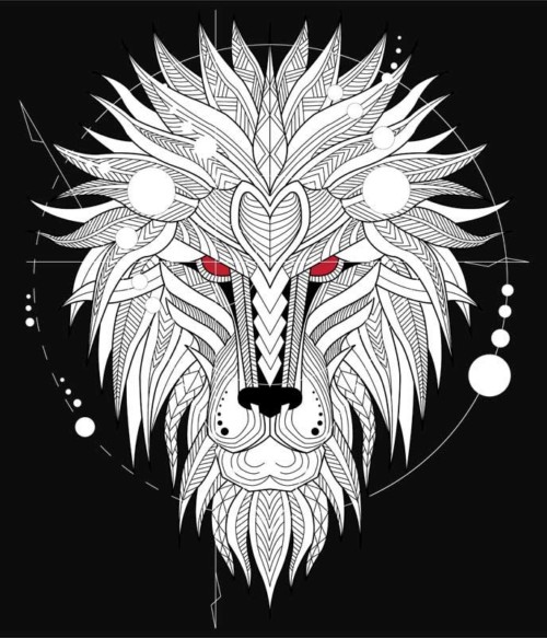 Lion geometry Póló - Ha Lion rajongó ezeket a pólókat tuti imádni fogod!