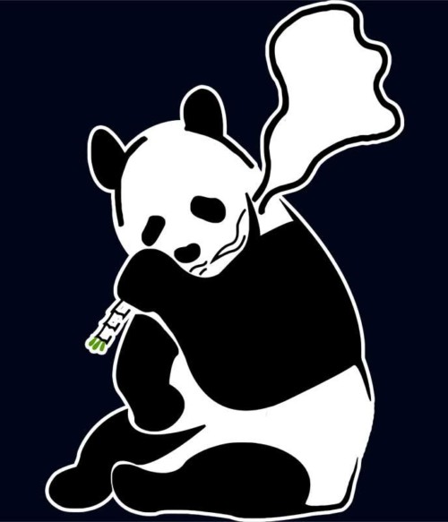 Smoking Panda Póló - Ha Panda rajongó ezeket a pólókat tuti imádni fogod!