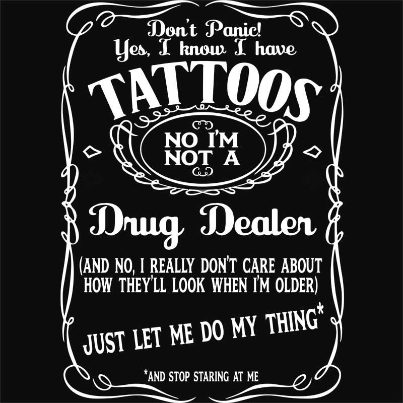 Don't panic tattoo