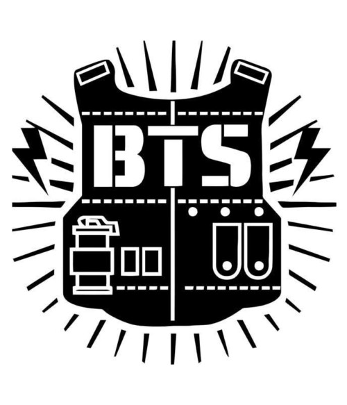 BTS Logo Póló - Ha K-Pop rajongó ezeket a pólókat tuti imádni fogod!