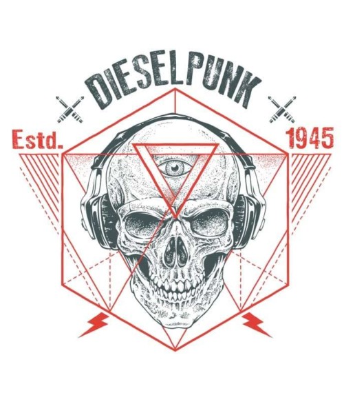 Dieselpunk Póló - Ha Skulls rajongó ezeket a pólókat tuti imádni fogod!