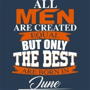 Only The Best Are Born In June - Unisex Farmerkabát