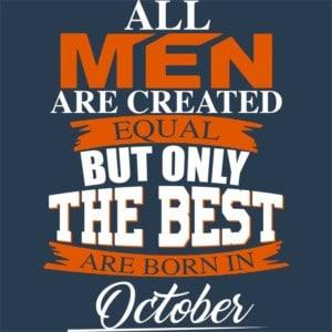 Only The Best Are Born In October - Unisex Farmerkabát