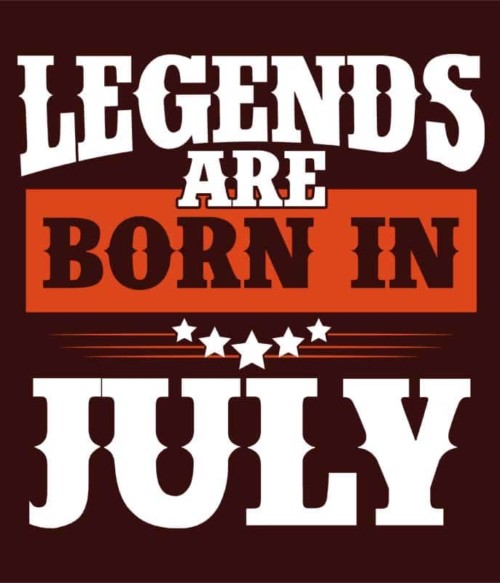 Western Legends are Born in July Póló - Ha Birthday rajongó ezeket a pólókat tuti imádni fogod!