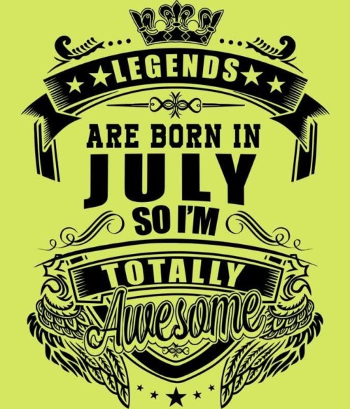 Totally Awesome July Póló - Ha Birthday rajongó ezeket a pólókat tuti imádni fogod!