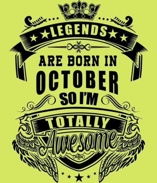 Totally Awesome October Póló - Ha Birthday rajongó ezeket a pólókat tuti imádni fogod!