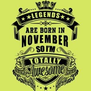 Totally Awesome November - Unisex Farmerkabát