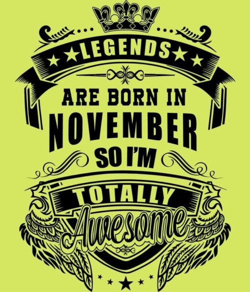 Totally Awesome November Póló - Ha Birthday rajongó ezeket a pólókat tuti imádni fogod!